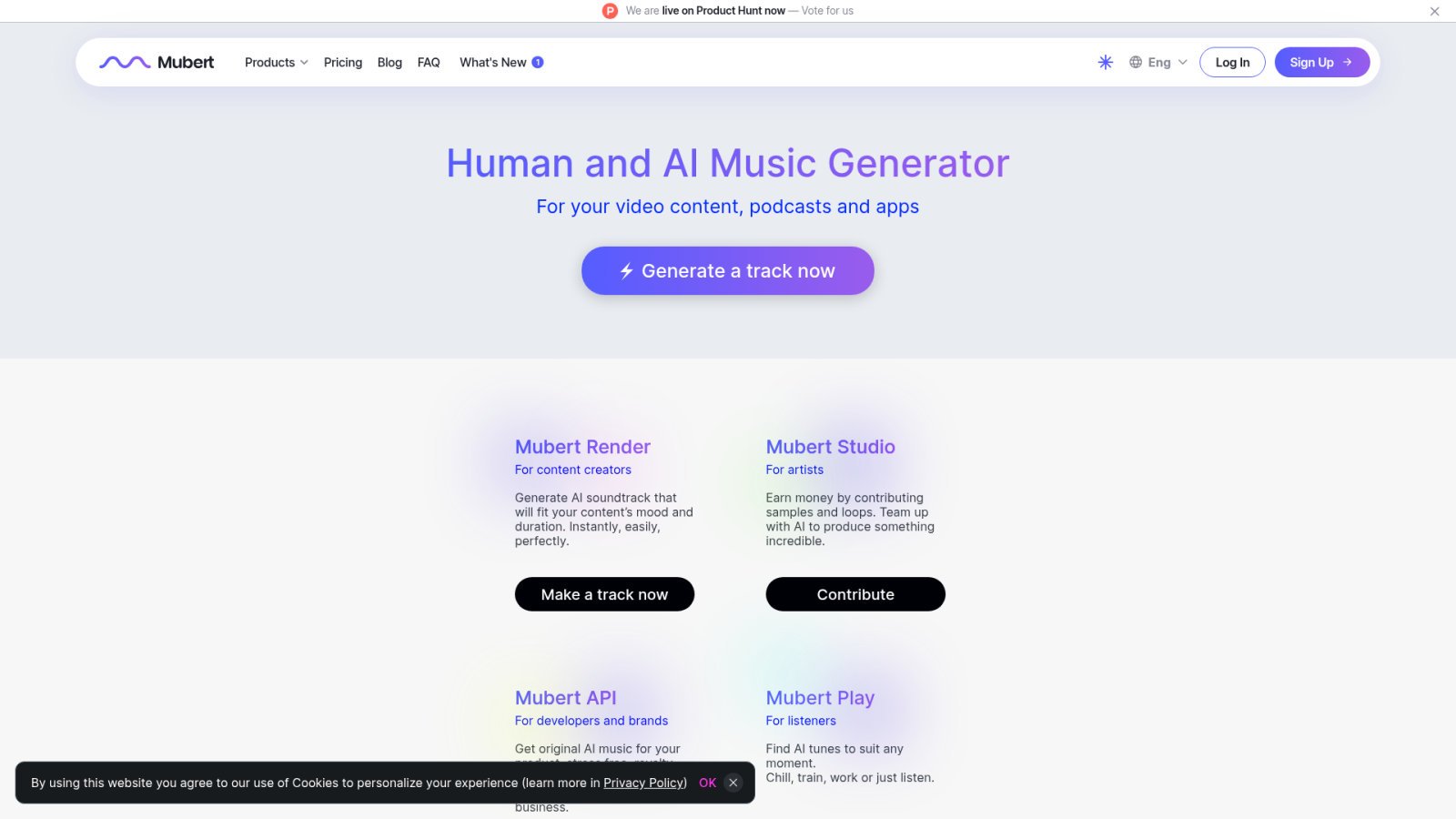 IA musique gratuite : les meilleures solutions pour vos projets 5 Mubert, générateur de flux musicaux continus pour le streaming et les vlogs