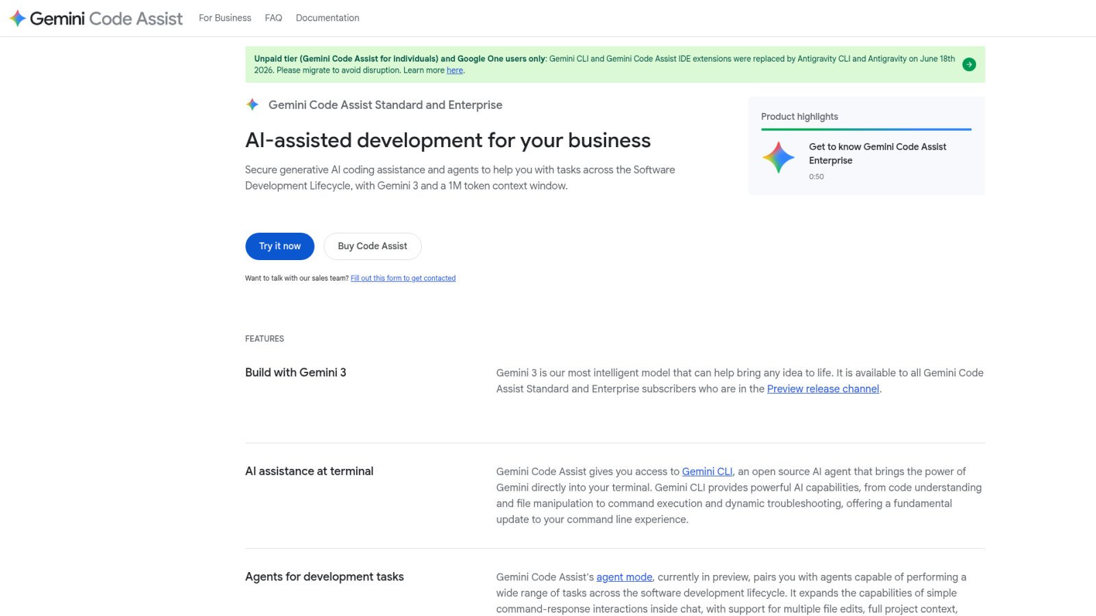 Meilleure IA pour coder : comparatif des assistants développeurs 6 Gemini Code Assist : l'intégration pour l'écosystème Google Cloud