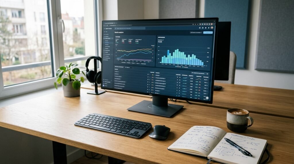 Tableau de bord de performance de recherche : le SEO avec intelligence artificielle commence dans les données